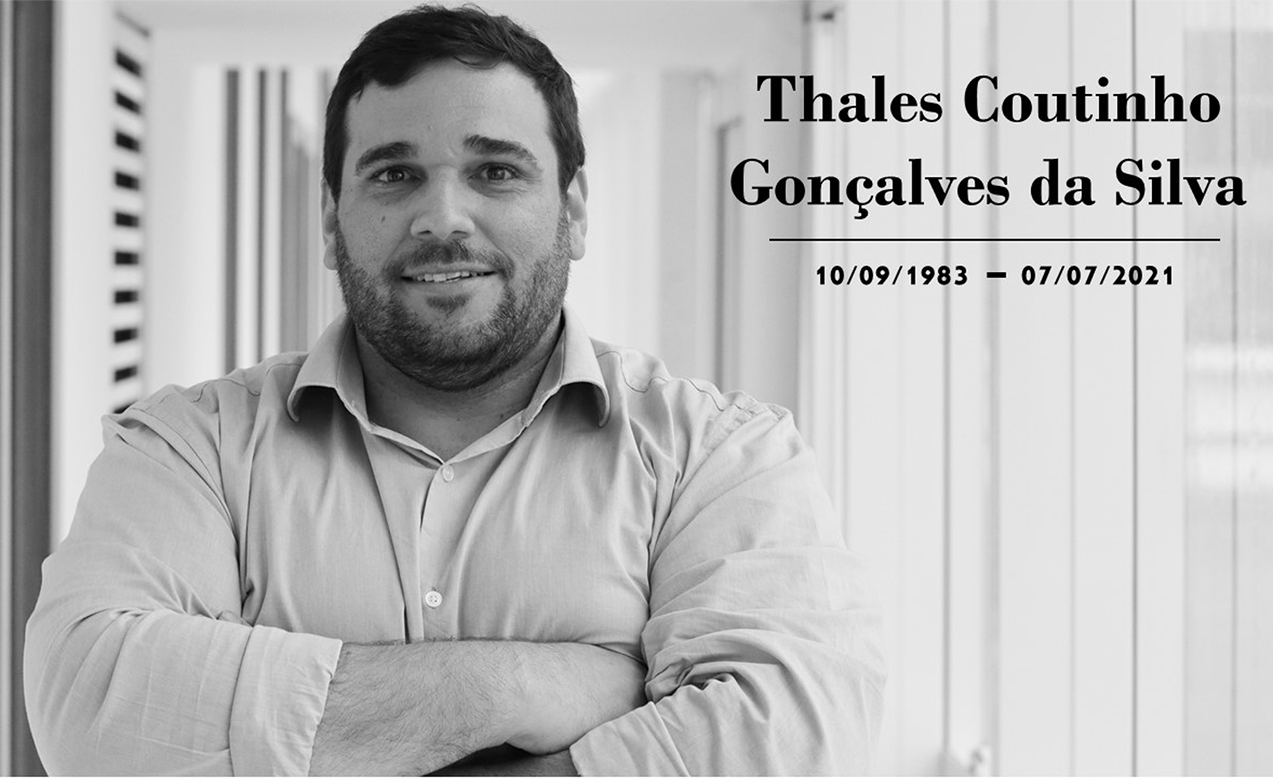 Vereador Thales Coutinho foi homenageado durante sessão desta terça-feira