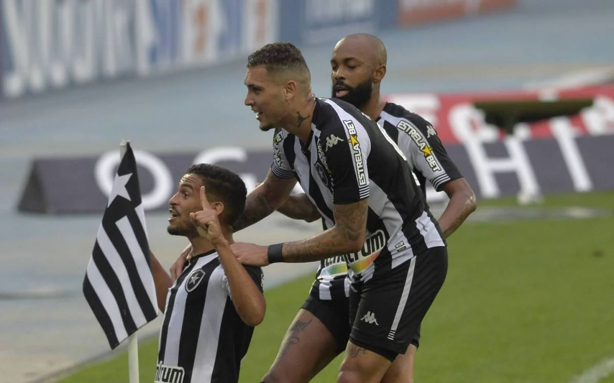 Botafogo goleou o Londrina no Nilton Santos