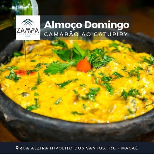 Zampa Gastronomia está localizado no bairro da Glória, em Macaé