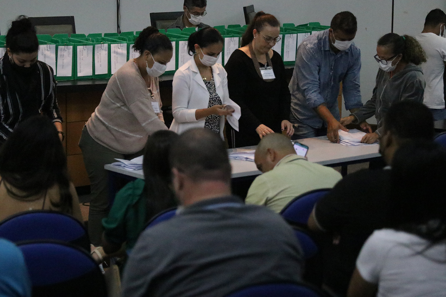 A Comissão Especial responsável pela condução do processo eleitoral contou com o apoio direto da Secretaria Municipal Adjunta de Recursos Humanos para realização de seus trabalhos.