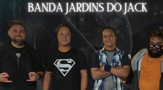 A Jardins do Jack conta com o vocal de Evandro, a guitarra do Maurício Mota, a bateria de Alex Brito e o baixo do Daniel "Gummy"