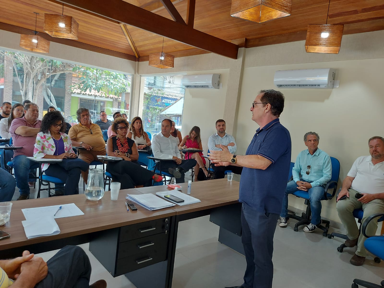 O presidente do CONDETUR, Marco Navega, reforçou a importância da união dos municípios