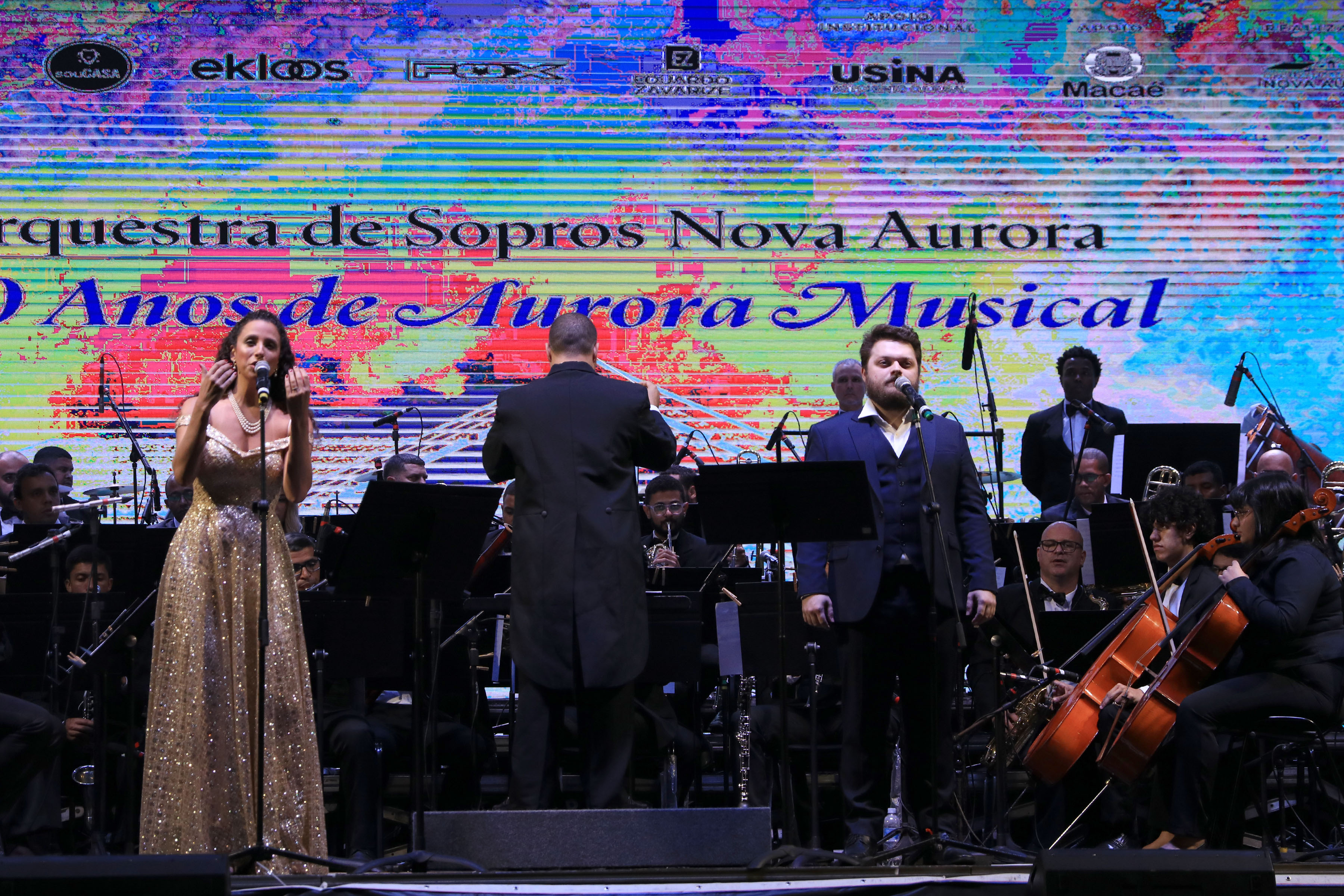 Fundada em 8 de junho de 1873, a Orquestra de Sopros Nova Aurora atualmente é composta por 62 músicos