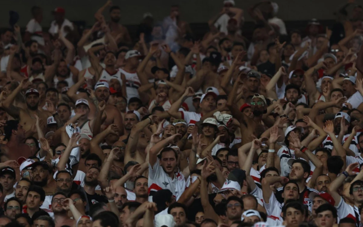 Torcida do São Paulo na final da Copa do Brasil