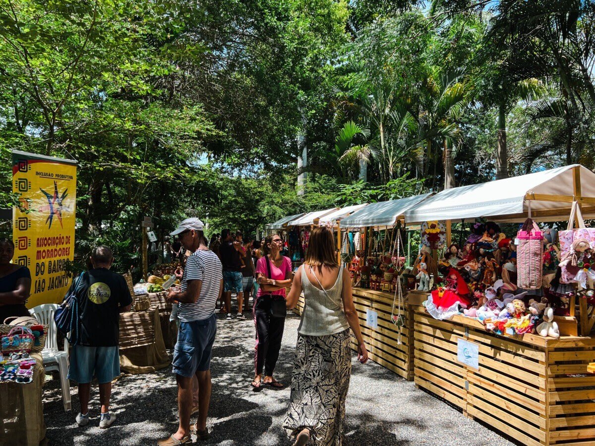O evento reúne artesanato, comida típica e história dos quilombos