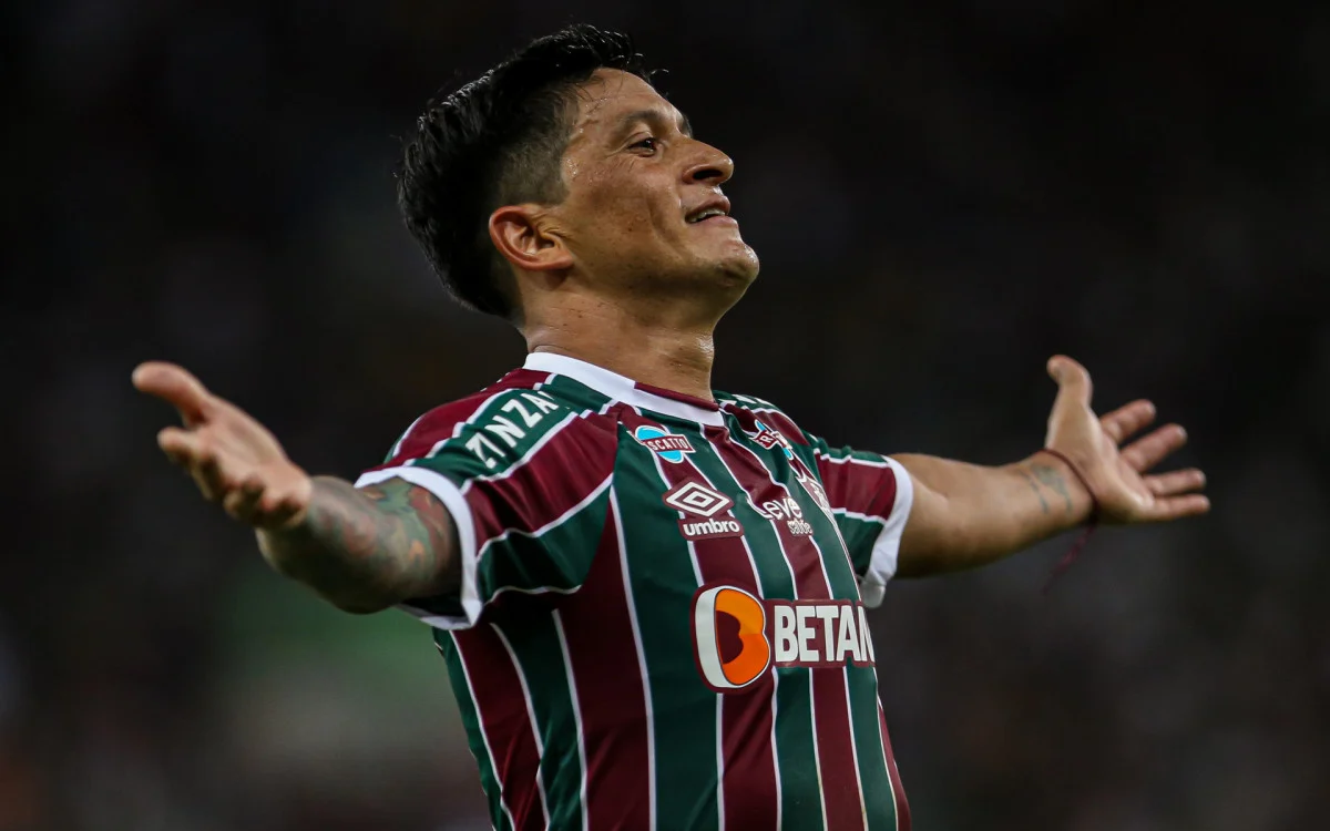 Germán Cano marcou o gol da vitória do Fluminense sobre o Sampaio Corrêa