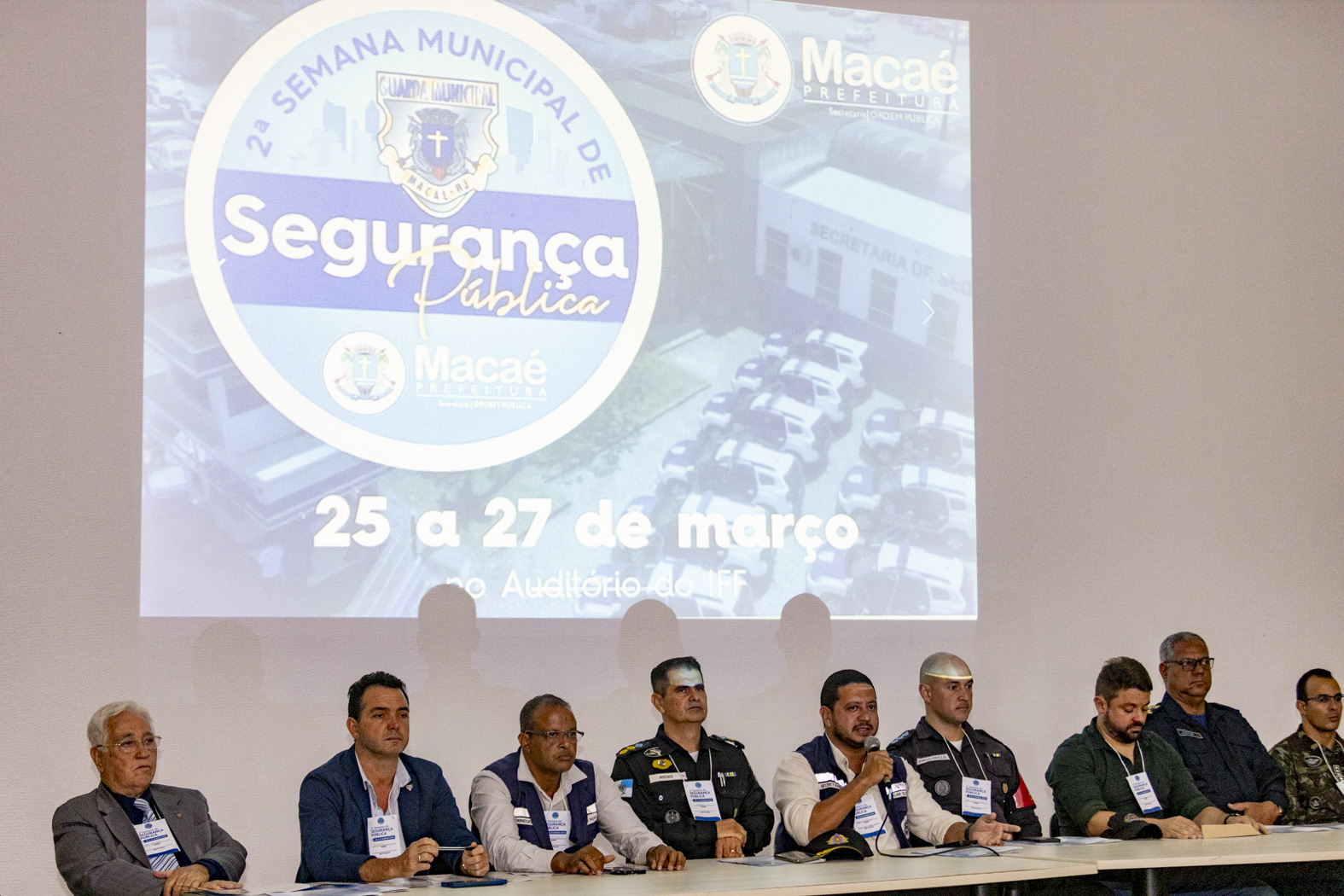 O Secretário de Ordem Pública, Alan de Oliveira, comentou sobre a evolução institucional da Guarda Municipal de Macaé