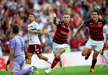 Pedro e Cebolinha marcam e Flamengo vence um frágil Fluminense