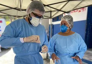 Cerca de 200 testes foram realizados pela equipe da Unidade Mista de Saúde (UMS) do Sana