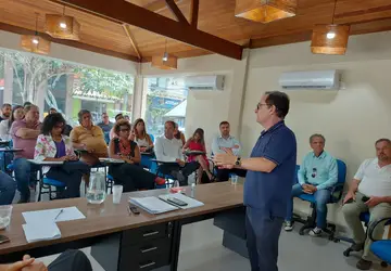  O presidente do CONDETUR, Marco Navega, reforçou a importância da união dos municípios