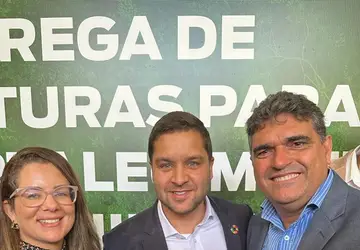 Em solenidade realizada nesta sexta-feira (12) no Palácio Guanabara, os secretários de Governo, Juninho Luna, e do Ambiente e Sustentabilidade, Isaura Sales