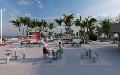 Praia do Bar do Coco ganha projeto de urbanização